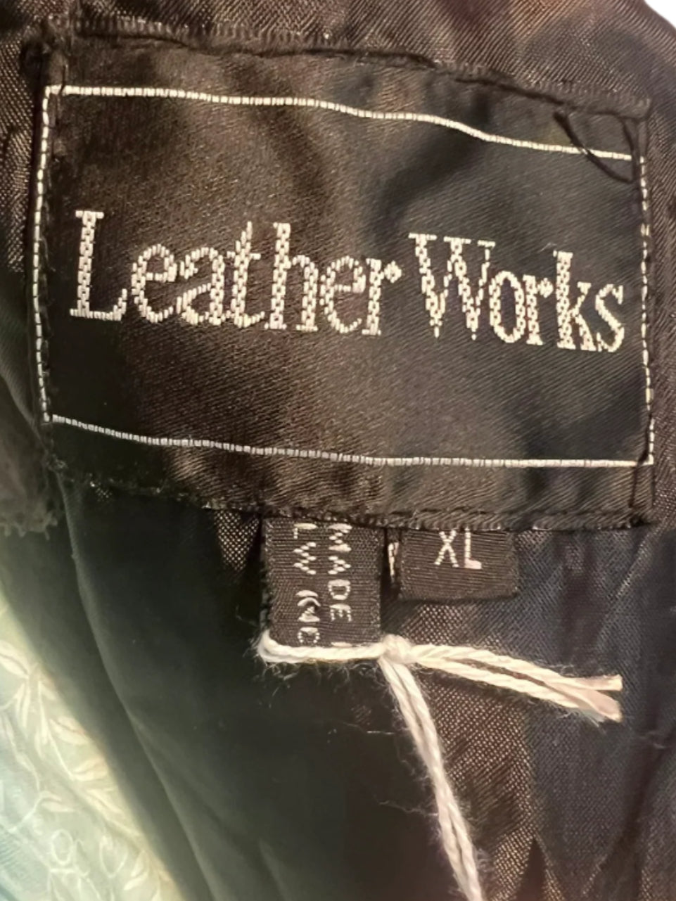 Vintage Black Suede Patchwork XL Bomber Jacket Leather Works