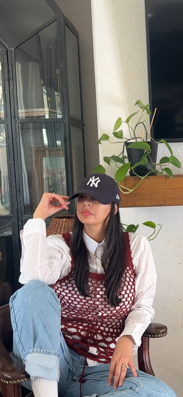 Vintage Crotchet Tank Top