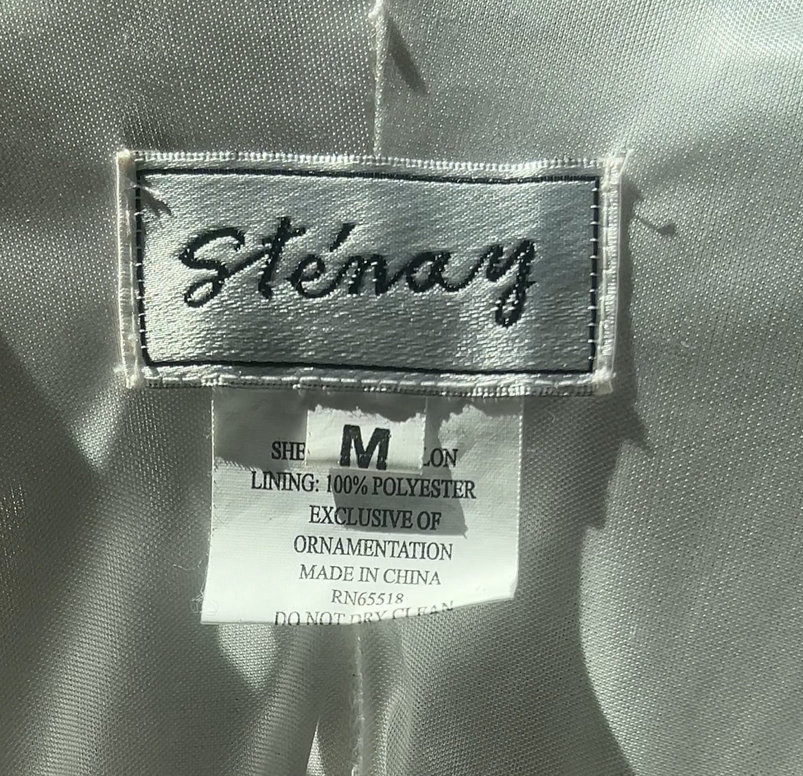 VTG White beaded dress